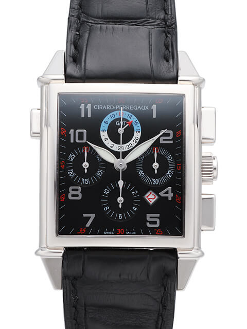 ジラール・ペルゴスーパーコピーGirard-Perregaux ヴィンテージ 1945 スクエア クロノグラフ 25975-53-612-BA6A 